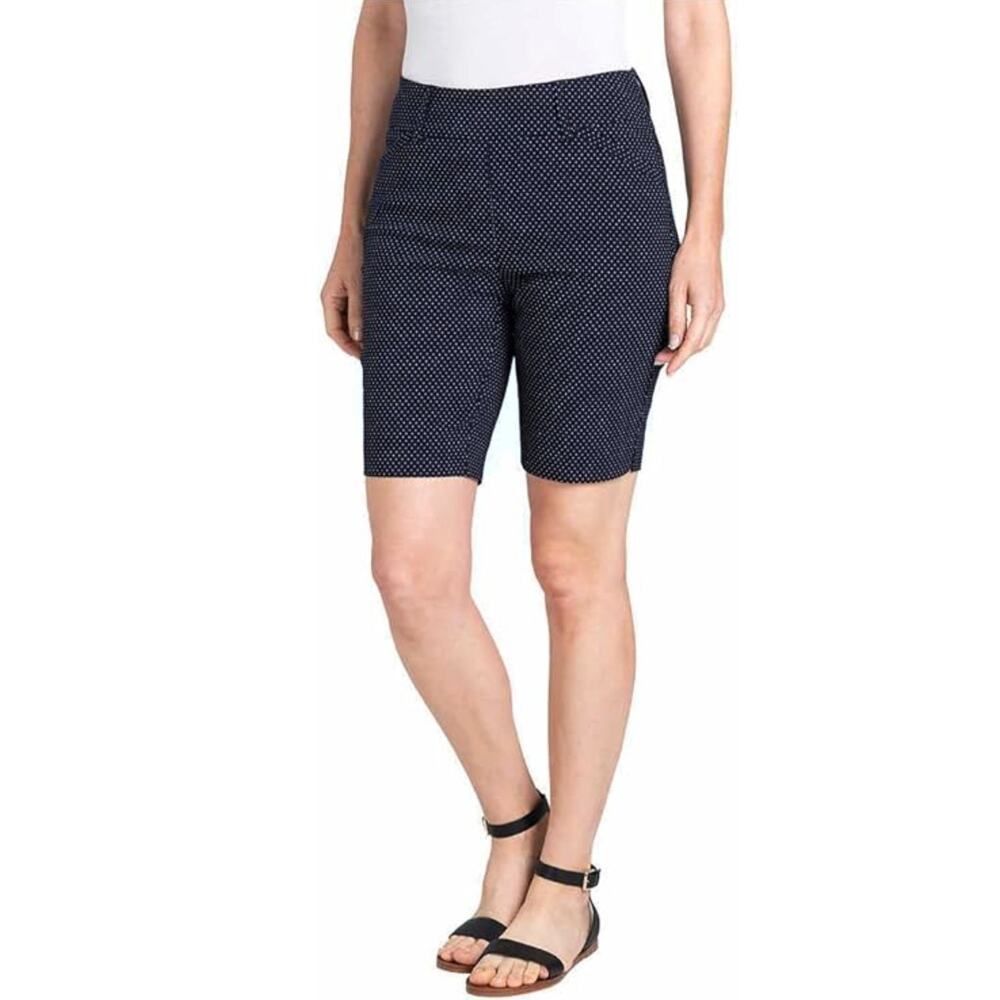 NWT Hilary Radley Women's Comfort Waistband Bermuda Shorts
